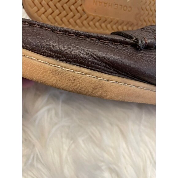 Cole Haan Pinch Maine Classics Grand O.S Brown Leather Penny Loafers Size 13M - Picture 5 of 13